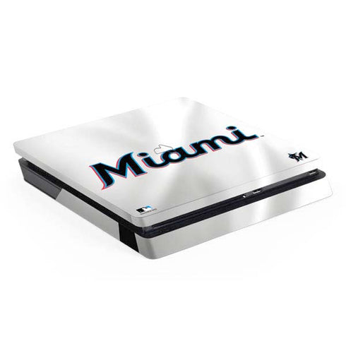 MLB Miami Marlins Home Jersey PS4 Slim Skin