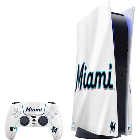MLB Miami Marlins Home Jersey PS5 Bundle Skin