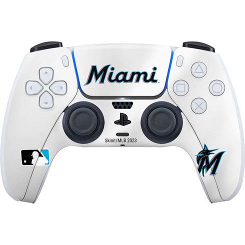 MLB Miami Marlins Home Jersey PS5 Controller Skin