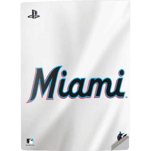 MLB Miami Marlins Home Jersey PS5 Digital Edition Console Skin