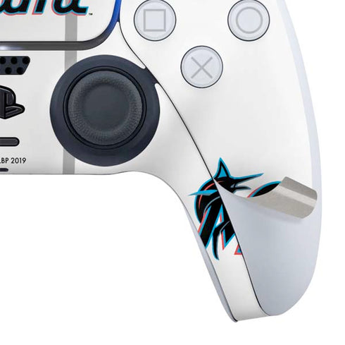 MLB Miami Marlins Home Jersey PS5 Controller Skin