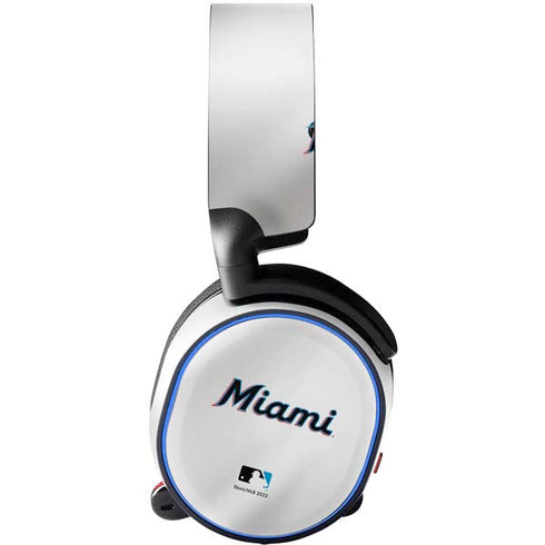 MLB Miami Marlins Home Jersey SteelSeries Arctis 3 Skin