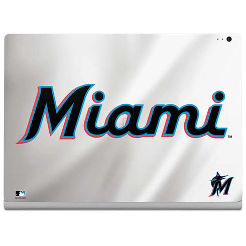 MLB Miami Marlins Home Jersey Surface Book 2 13.5in Skin