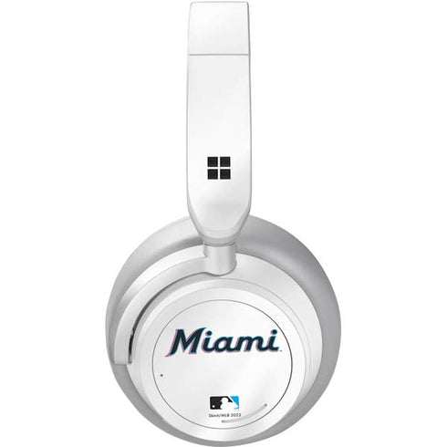 MLB Miami Marlins Home Jersey Surface Headphones Skin