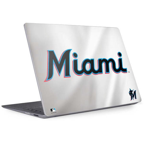 MLB Miami Marlins Home Jersey Surface Laptop 2 Skin