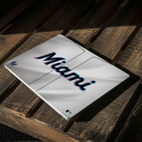 MLB Miami Marlins Home Jersey Surface Laptop 3 13.5in Skin