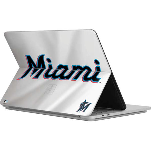 MLB Miami Marlins Home Jersey Surface Laptop Studio Skin