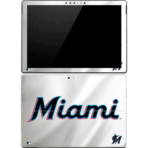 MLB Miami Marlins Home Jersey Surface Pro 4 Skin