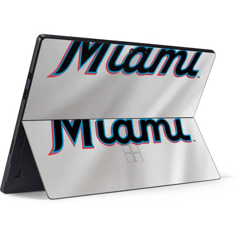 MLB Miami Marlins Home Jersey Surface Pro 7 Skin
