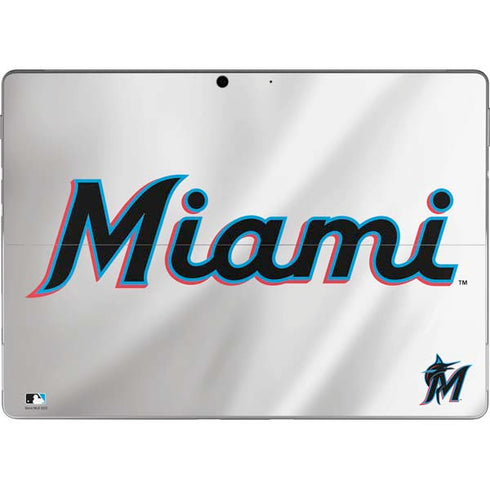 MLB Miami Marlins Home Jersey Surface Pro 9 Skin