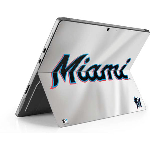 MLB Miami Marlins Home Jersey Surface Pro 9 Skin