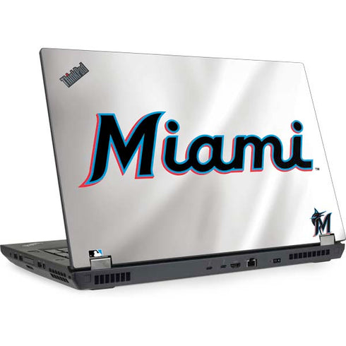 MLB Miami Marlins Home Jersey Lenovo ThinkPad Skin