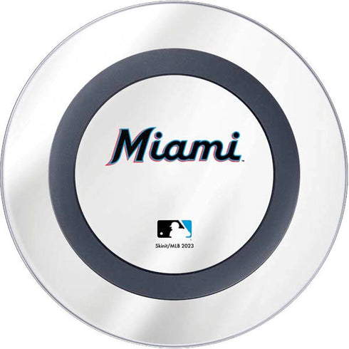 MLB Miami Marlins Home Jersey Wireless Charger Skin
