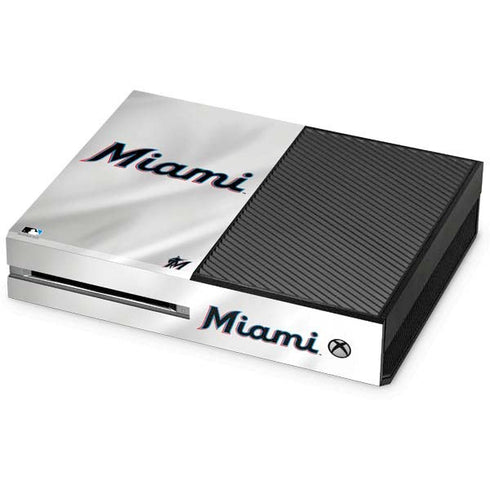 MLB Miami Marlins Home Jersey Xbox One Console Skin