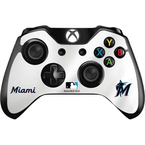 MLB Miami Marlins Home Jersey Xbox One Controller Skin