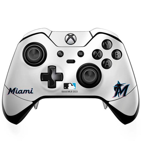 MLB Miami Marlins Home Jersey Xbox One Elite Controller Skin