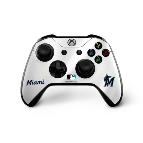 MLB Miami Marlins Home Jersey Xbox One X Controller Skin