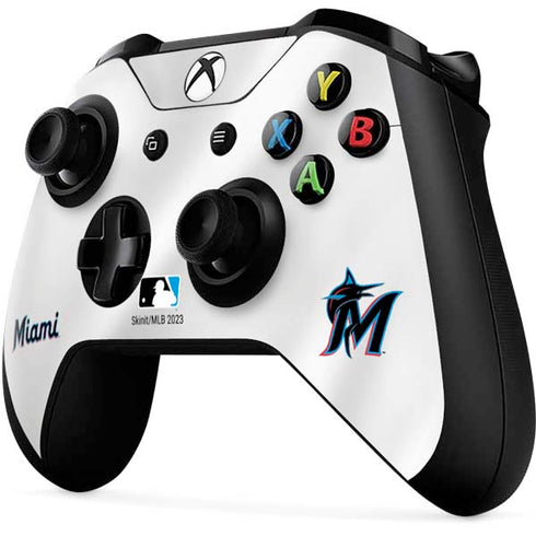 MLB Miami Marlins Home Jersey Xbox One X Controller Skin