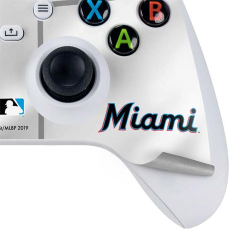 MLB Miami Marlins Home Jersey Xbox Series S Controller Skin