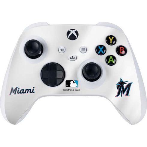 MLB Miami Marlins Home Jersey Xbox Series S Controller Skin
