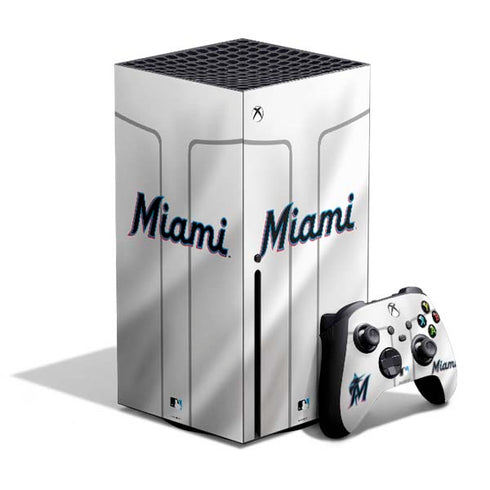MLB Miami Marlins Home Jersey Xbox Series X Bundle Skin