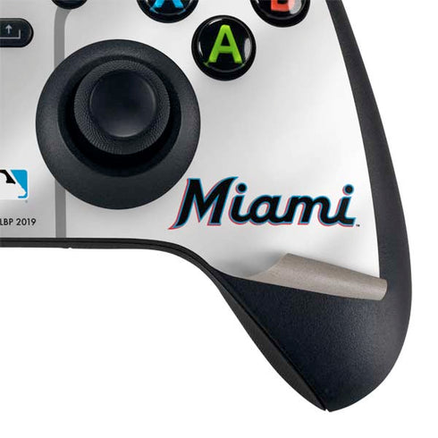 MLB Miami Marlins Home Jersey Xbox Series X Controller Skin