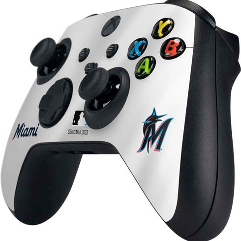 MLB Miami Marlins Home Jersey Xbox Series X Controller Skin