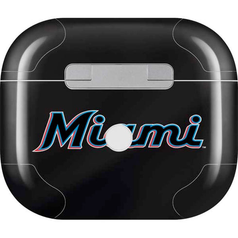 MLB Miami Marlins Jersey Alternate Apple AirPods (3rd Gen 2021) Skin