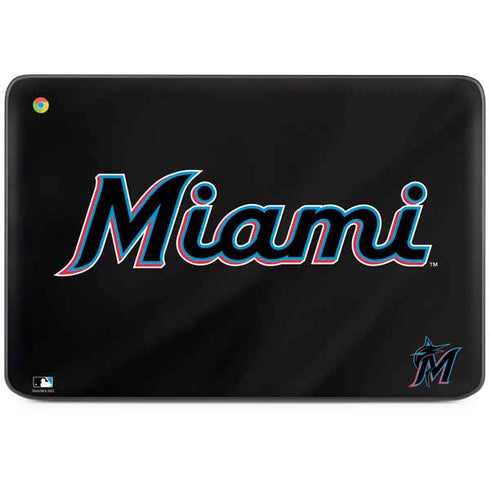 MLB Miami Marlins Jersey Alternate HP Chromebook Skin