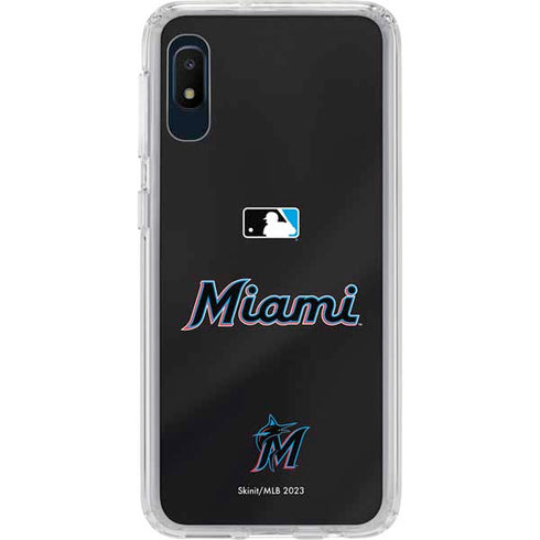 MLB Miami Marlins Jersey Alternate Galaxy A10e Clear Case