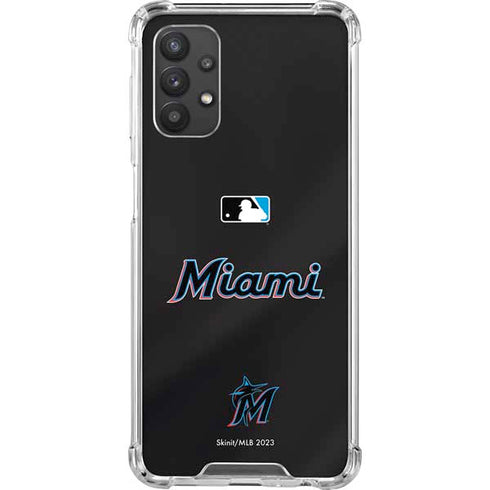MLB Miami Marlins Jersey Alternate Galaxy A32 5G Clear Case