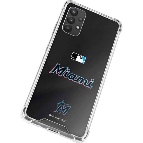 MLB Miami Marlins Jersey Alternate Galaxy A32 5G Clear Case