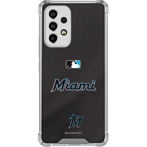 MLB Miami Marlins Jersey Alternate Galaxy A33 5G Clear Case