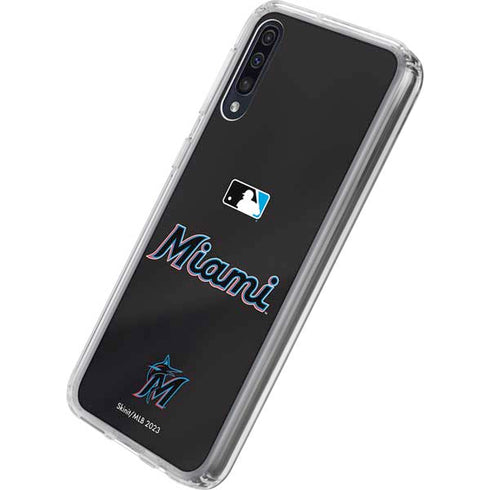 MLB Miami Marlins Jersey Alternate Galaxy A50 Clear Case