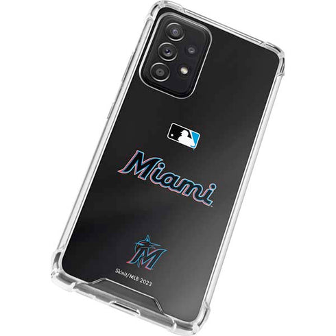 MLB Miami Marlins Jersey Alternate Galaxy A52 5G Clear Case