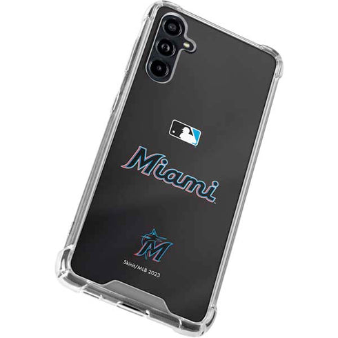 MLB Miami Marlins Jersey Alternate Galaxy A54 5G Clear Case