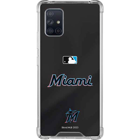 MLB Miami Marlins Jersey Alternate Galaxy A71 5G Clear Case