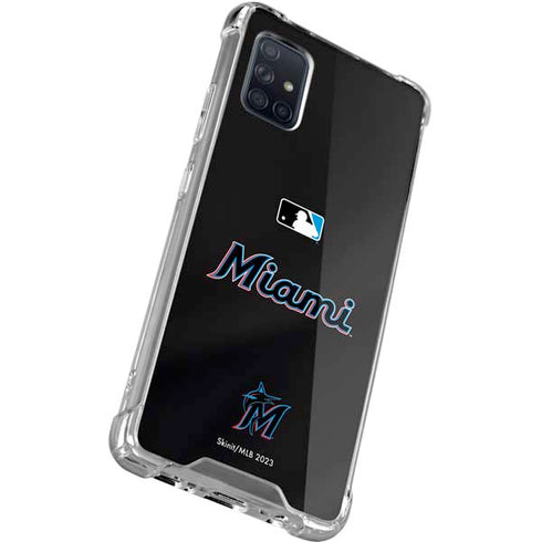 MLB Miami Marlins Jersey Alternate Galaxy A71 5G Clear Case
