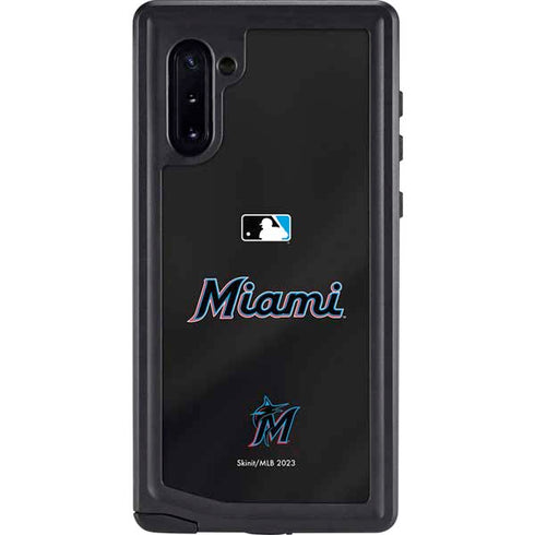 MLB Miami Marlins Jersey Alternate Galaxy Note 10 Waterproof Case