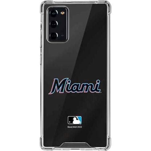 MLB Miami Marlins Jersey Alternate Galaxy Note20 5G Clear Case