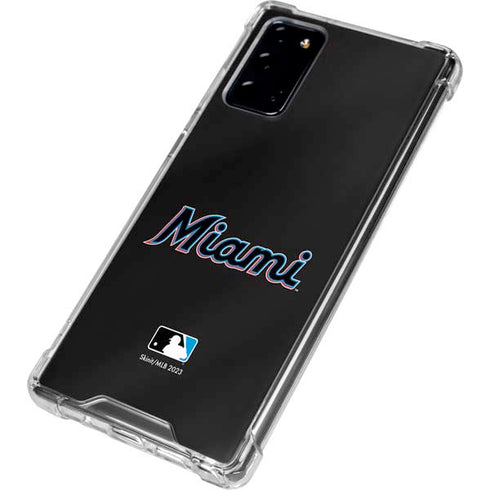 MLB Miami Marlins Jersey Alternate Galaxy Note20 5G Clear Case