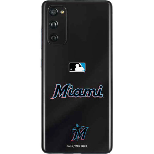 MLB Miami Marlins Jersey Alternate Galaxy S20 Fan Edition Skin