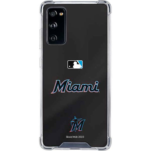 MLB Miami Marlins Jersey Alternate Galaxy S20 FE Clear Case
