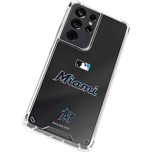 MLB Miami Marlins Jersey Alternate Galaxy S21 Ultra 5G Clear Case