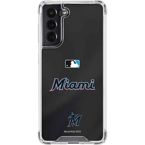 MLB Miami Marlins Jersey Alternate Galaxy S22 Clear Case