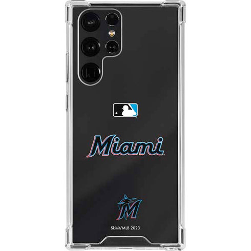 MLB Miami Marlins Jersey Alternate Galaxy S22 Ultra Clear Case
