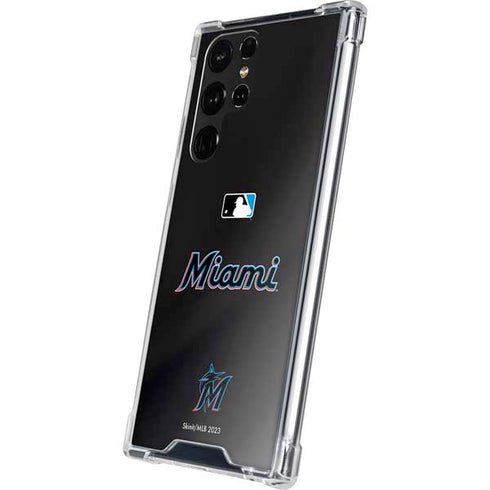 MLB Miami Marlins Jersey Alternate Galaxy S22 Ultra Clear Case