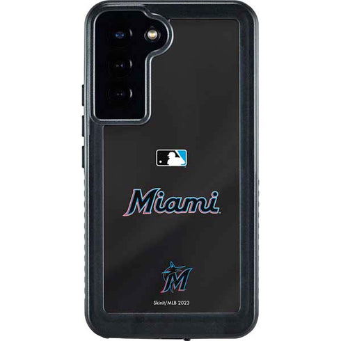 MLB Miami Marlins Jersey Alternate Galaxy S23 Plus Waterproof Case