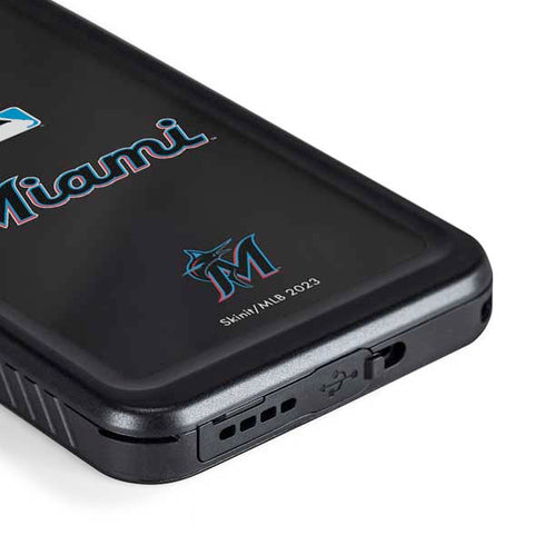 MLB Miami Marlins Jersey Alternate Galaxy S23 Plus Waterproof Case