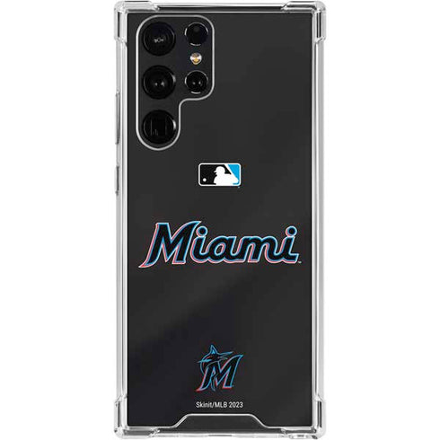 MLB Miami Marlins Jersey Alternate Galaxy S24 Ultra Clear Case